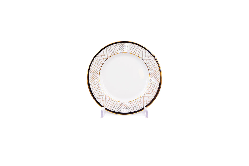 Brotteller mit Art déco-Dekor
